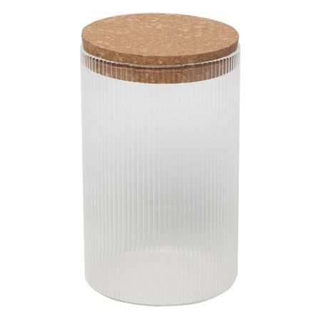 банка для продуктов TODELIA Simplicity 1,05л круглая стекло, пробка, силикон банка для продуктов todelia simplicity 1 6л круглая стекло пробка силикон