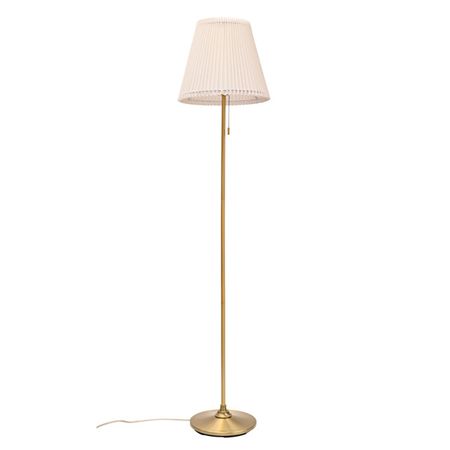 торшер ARTSTYLE Классик 1х40Вт E27 латунь/белый