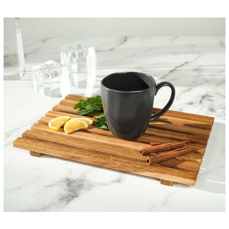 кружка STENOVA HOME Lotus 350мл фарфор черный