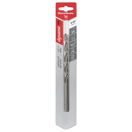 сверло по металлу RENNBOHR 9,0х175мм сверло по металлу rennbohr 9 0х175мм