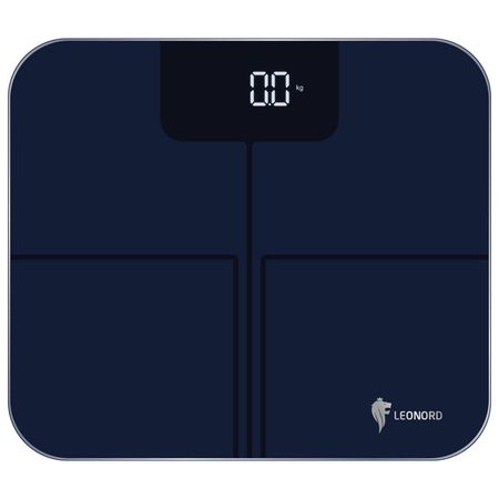 весы напольные LEONORD LE-1215 стекло до 180кг черный