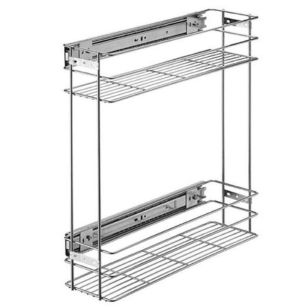 бутылочница Lemaх 200мм с боковым креплением 450х156х470мм хром