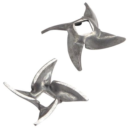 нож для мясорубки MALLONY Чудо нерж.сталь запасная часть из 3 х пластиковых шестерен для мясорубки jetting