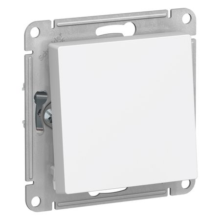 переключатель 1-клавишный Atlas Design белый переключатель 1 клавишный atlas design с и белый