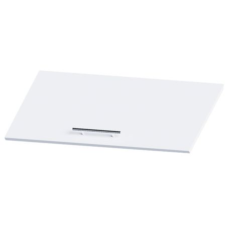 фасад БЛАНШ 600х240х16мм лакированная ЛДСП белый фасад бланш 600х360 белый лдсп