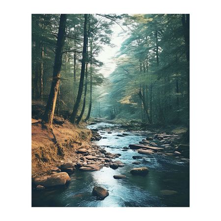 картина на холсте Речные изгибы 400х500мм картина на холсте африканские женщины