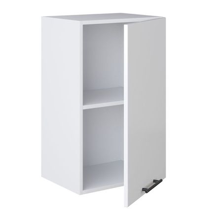 кухонный шкаф навесной Белый лед 720х450х312мм 1 дверь МДФ/ЛДСП кухонный шкаф навесной прованс изумруд 720х450х312мм 1 дверь мдф лдсп