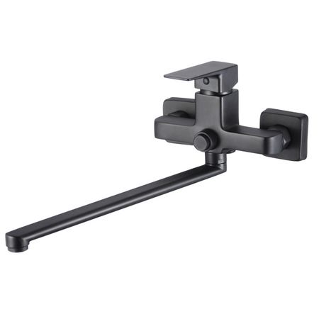 смеситель для ванны OSGARD Kalti 33см длинный латунь черный