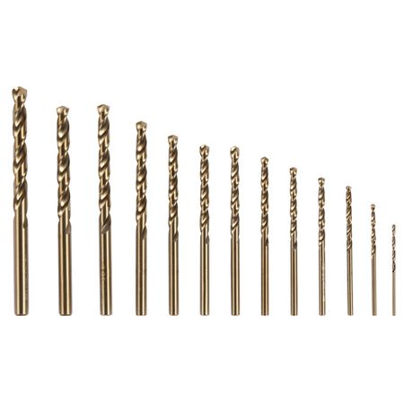 набор сверл по металлу KENDO 1,5-6,5мм 13шт