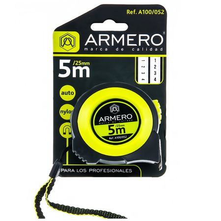 рулетка ARMERO 5мх25мм магнитная с автостопом litwod a100 фонарик