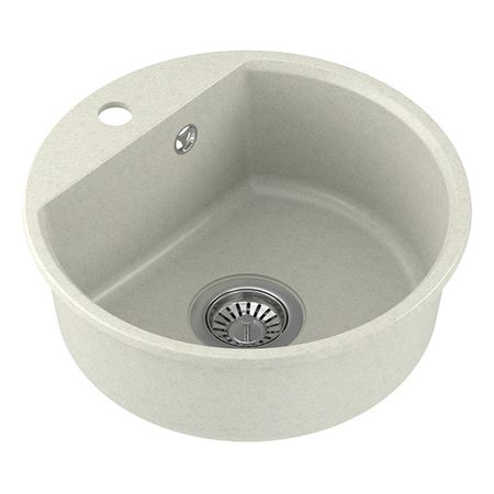 мойка NOVA 44 D443х160мм кварц белый