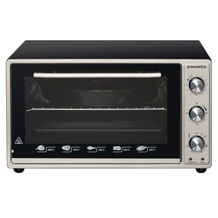 мини-печь MAUNFELD СEMOA.456.S1 1500Вт 45л гриль/конв. сереб. прямоугольный противень из углеродистой стали 14 5 дюймов