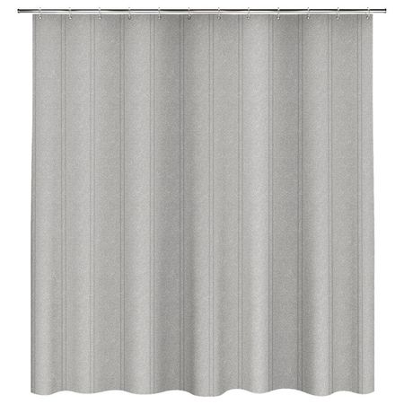 занавеска для ванной FORA Miracle Silver 200х180см полиэстер серый