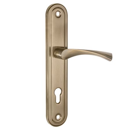 ручка дверная на планке PUNTO P90 8504 Crona AB 268мм под цилиндр бронза ручка дверная на планке punto p90 8504 crona ab 268мм под цилиндр бронза