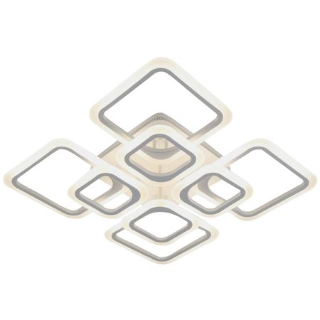 люстра потолочная светодиодная SCHAFFNER Estero 1х176Вт LED 14960Лм белый настенные светильники xunata белый и серебристый 12 16 22вт