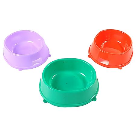 миска для животных 300мл пластик в асс-те миска для животных foxie рельефная зелёная 500 мл