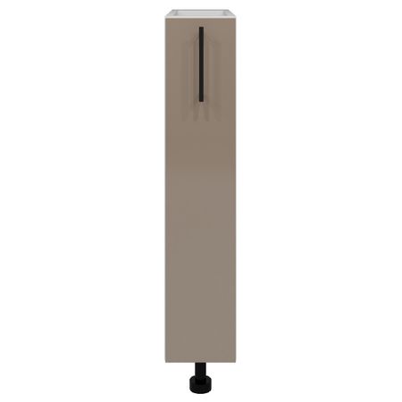 шкаф напольный карго Мокко глянец 820х150х504мм 1 дверь МДФ/ЛДСП