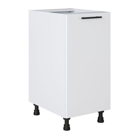 кухонный шкаф напольный Белый лед 820х400х504мм 1 дверь МДФ/ЛДСП кухонный шкаф напольный прованс изумруд 820х400х504мм 1 ящик 1 дверь мдф лдсп