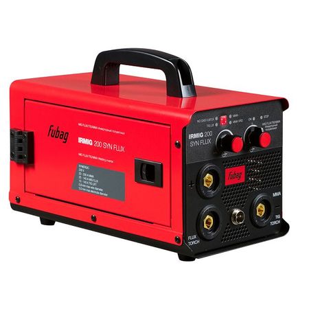 полуавтомат сварочный FUBAG IRMIG 200 SYN FLUX в комплекте проволока FB 71TGS 0.8мм 100мм 1кг сварочный флюс welsolo solder paste flux 10cc