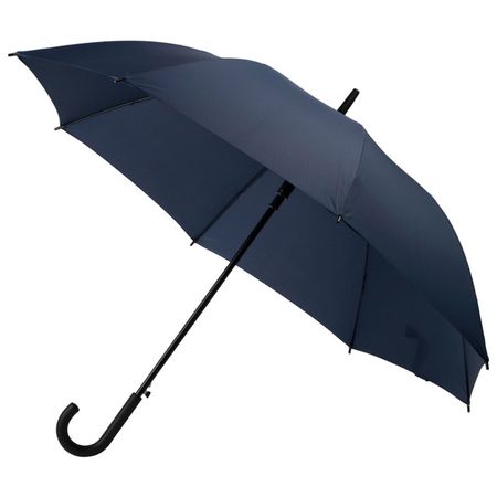 зонт мужской полуавтомат трость 119см пластик синий