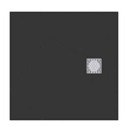 поддон душевой BAS Maximus 90х90см квадрат литьевой мрамор черный