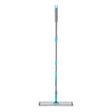 поломой YOU'LL LOVE Ультра 121см с телескоп.ручкой насадка 42,5х12см 2шт микрофибра + щетка-скребок насадка для поломоя hausmann care clean 34 5х12см с крючками микрофибра