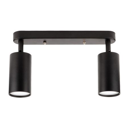 спот поворотный RITTER Артон 2хGU10 40Вт металл черный запчасти для лазерной головки сменная линза 450нм 10вт 40вт 80вт