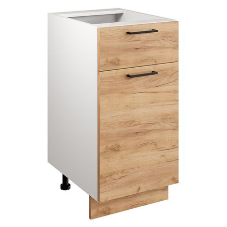 кухонный шкаф напольный Симпл 400х526х820мм 1 ящик + 1 дверь дуб крафт золотой ЛДСП тумба лофт 800х355х450мм дуб крафт лдсп