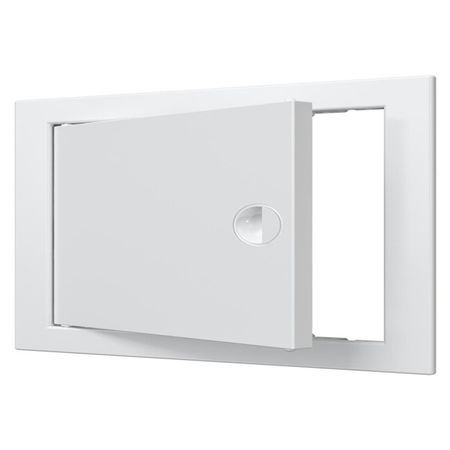 лючок ревизионный EVECS ЛР 200х200мм с фланцем пластик ручка лючок ревизионный эра лтм 460х560мм с фланцем 400х500мм ручка   на магнитах