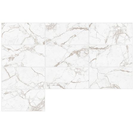 керамогранит NEW TREND CalacattaArabesque 60х120 бежевыйполированный