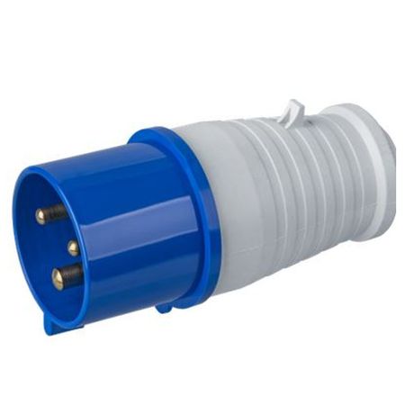 вилка силовая кабельная NAVIGATOR  переносная 32А 220В 2P+PE IP44 синий dupont перемычки папа папа 120 шт 40 контактов 20 см