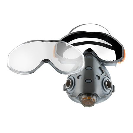 респиратор с интегрированными очками JETA SAFETY Air Optics размер L респиратор неформованный алина 310 ffp3 nrd с клапаном