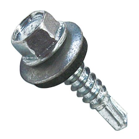 саморез кровельный с буром 4,8x28мм оцинкованный 300шт саморез кровельный с буром 4 8x28мм синий ral 5005 60шт