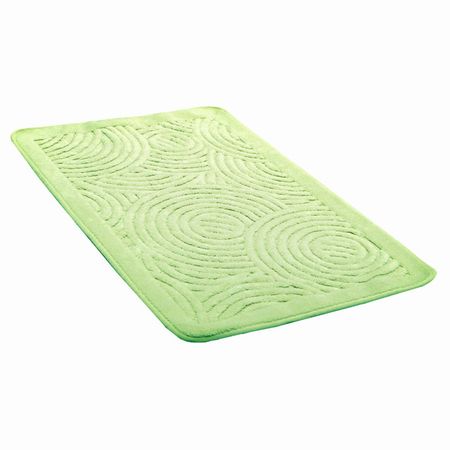 коврик для ванной PRIMA NOVA Круги 80х50см хлопок зеленый отрезные круги si fang 75 1 2 9 5 мм