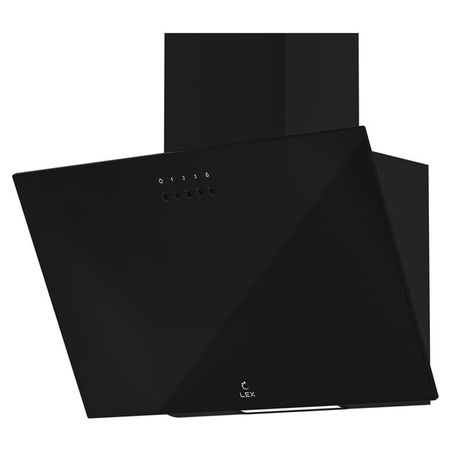 вытяжка LEX MOZA 450 BLACK 45см 650куб стекло чёрный сучкорез 45см