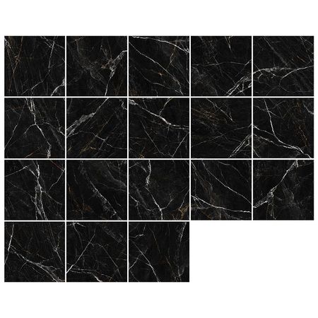 керамогранит NEW TREND Design Stone Marquina 20х20 матовый