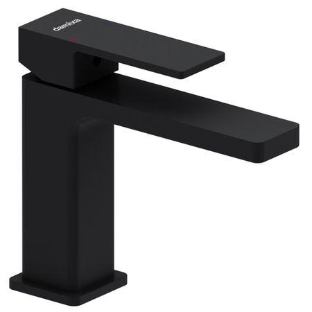 смеситель для умывальника Damixa Gala латунь чёрный смеситель для ванны damixa gala короткий латунь