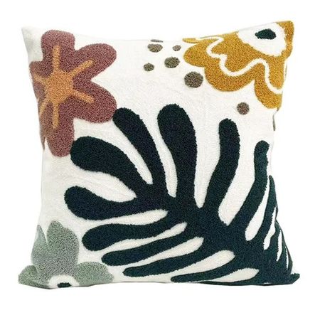 наволочка декоративная TODELIA Лето 45х45см белая, арт. HPW0135A-A декоративная наволочка canirica белая 45x45 см