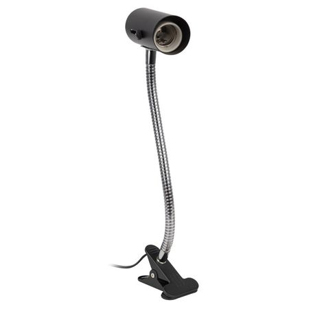 светильник ЭРА FITO-E27 на прищепке и гибкой ножке для террариумов и подсвечивания растений светодиодный чип rnntuu 220в полный спектр