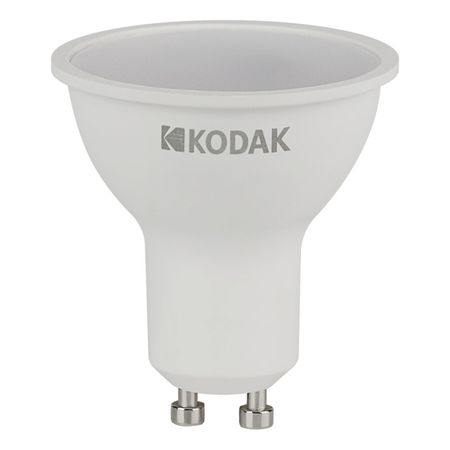 лампа светодиодная KODAK 7Вт GU10 630Лм 3000К MR16 спот лампа светодиодная gauss elementary 9вт gu10 led 640лм 3000к mr16