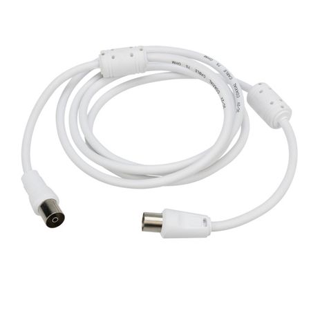 удлинитель ТВ REXANT штекер-гнездо 1,5м белый