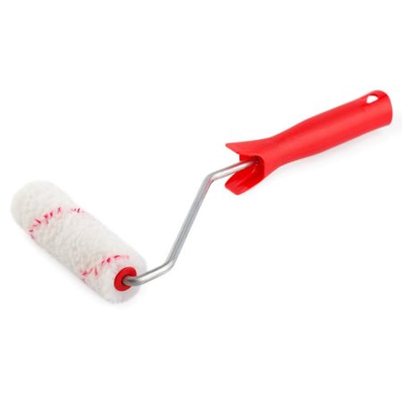 валик с ручкой полиэстер 60мм ворс 12мм отв.6мм, арт.400-60 валик с ручкой toolberg полиэстер 230мм ворс 20мм арт 0303012