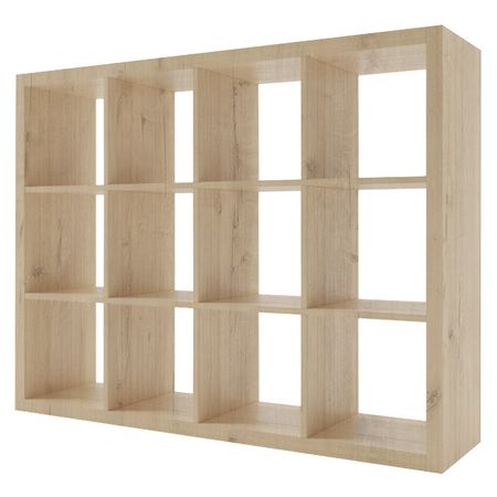 стеллаж PIANO 4x3 1444x1098x280мм дуб бунратти тамбурат