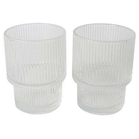 набор стаканов TODELIA Festive 2шт. 220мл стекло