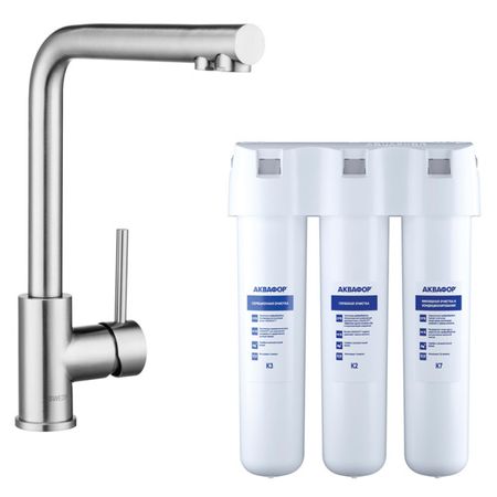 смеситель для кухни SWEDBE Selene Plus в комплекте фильтр Аквафор Кристалл фильтр для робота пылесоса ilife v8s v8 plus