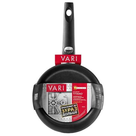 сковорода VARI Titano 22см антипр.покр. литой алюминий съемная ручка