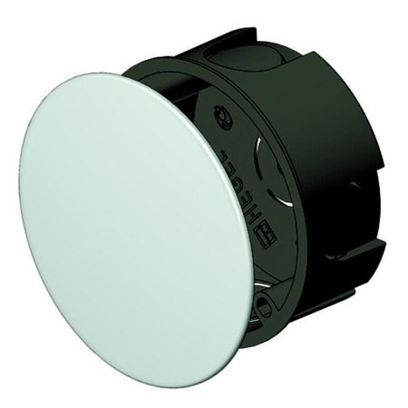 коробка разветвительная HEGEL для сплошных стен D68х28 черный коробка разветвительная hegel для сплошных стен 90х90х49 5 красный