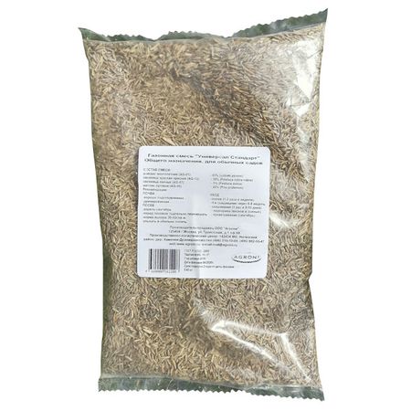 семена газонной травы Агрони Универсал Стандарт 0,85кг семена газонной травы агрони шервурдский лес 0 85кг