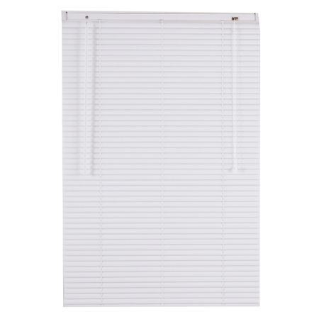 жалюзи горизонтальные ПВХ 120х160см белые 25мм, арт.UP 0338 жалюзи горизонтальные пвх 130х160см белые 25мм арт up 0339