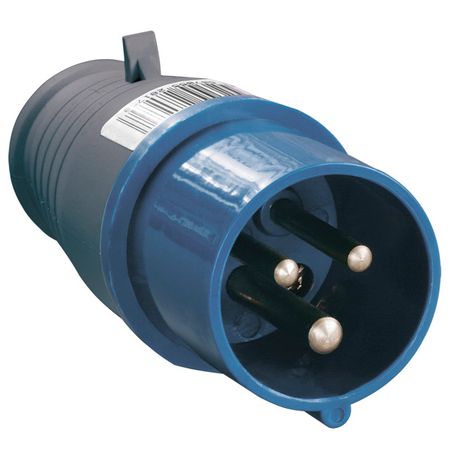 вилка силовая кабельная IEK переносная ССИ-013 16А-6ч 220В 2P+PE IP44 вилка силовая кабельная navigator переносная 32а 220в 2p pe ip44 синий